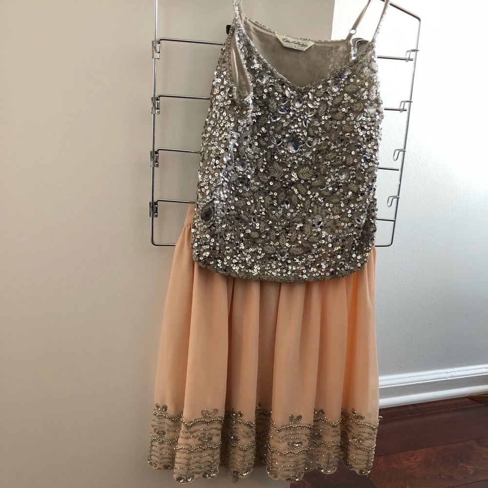 Skirt and crop top